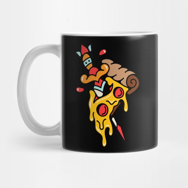 Pizza dagger by Bojes Art